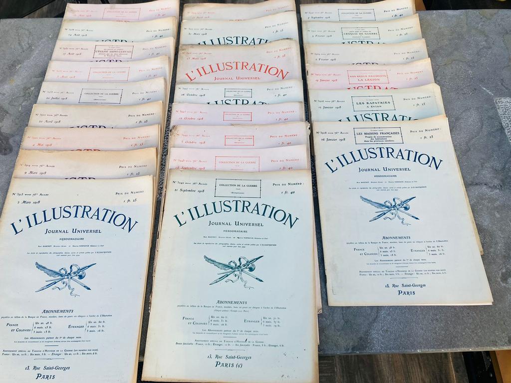 L’Illustration 1918 - 1e wereldoorlog, Verzamelen, Ophalen of Verzenden