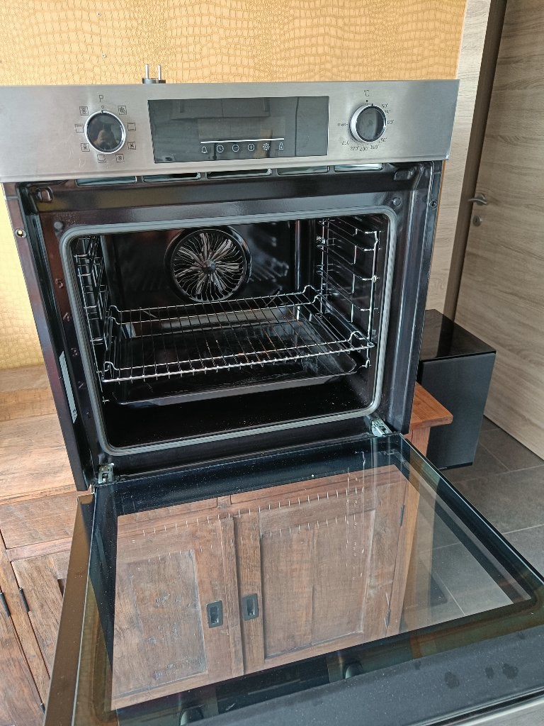 Beko inbouw oven BBIM12300XD, Ophalen, Zwart, 50 tot 100 cm, Zo goed als nieuw