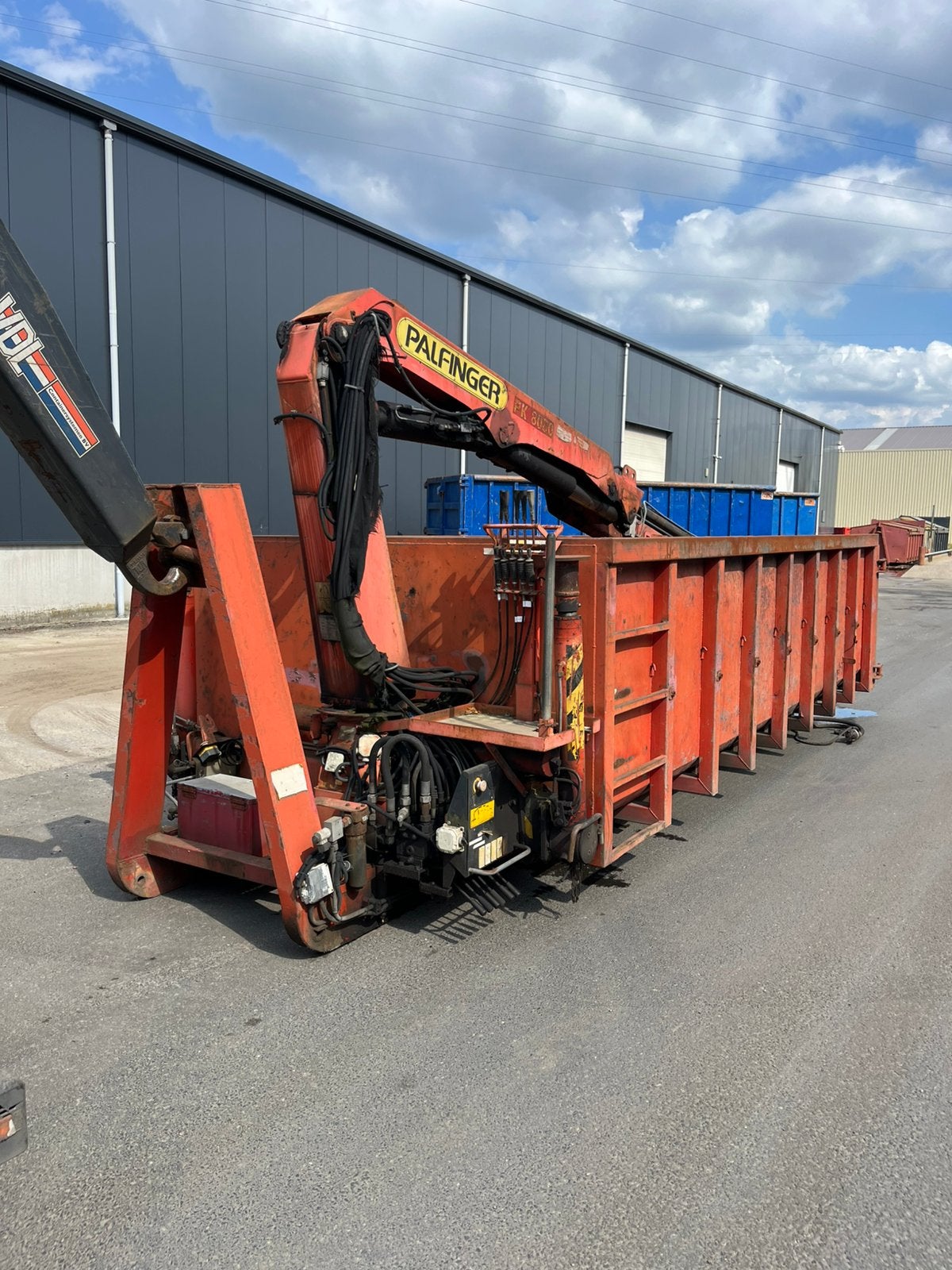 Container met kraan, Ophalen, Overige, Grondbewerking