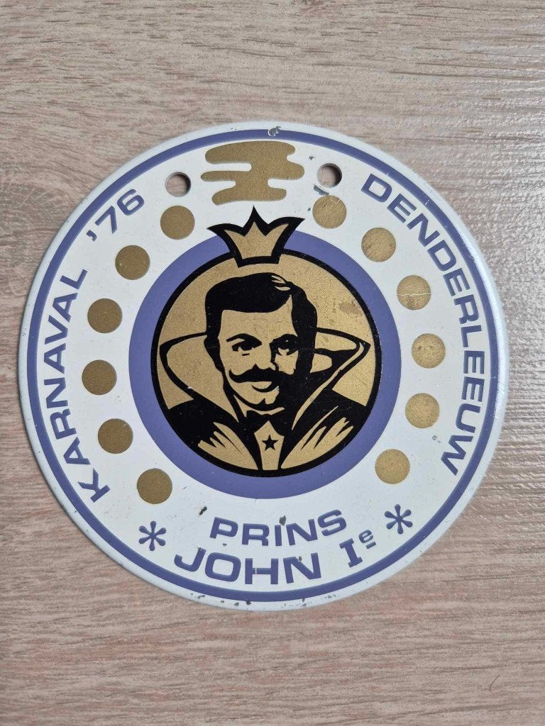 Carnaval medaille Denderleeuw 1976, Ophalen of Verzenden