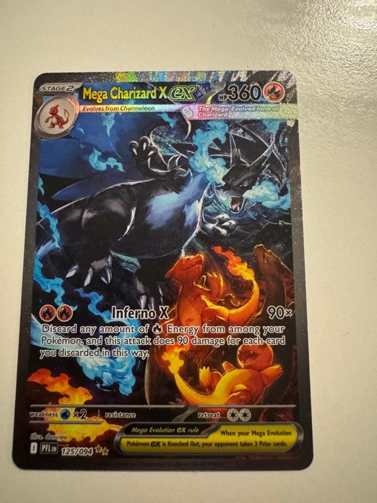 Mega charizard X EX, Hobby en Vrije tijd, Verzamelkaartspellen | Pokémon, Ophalen, Zo goed als nieuw