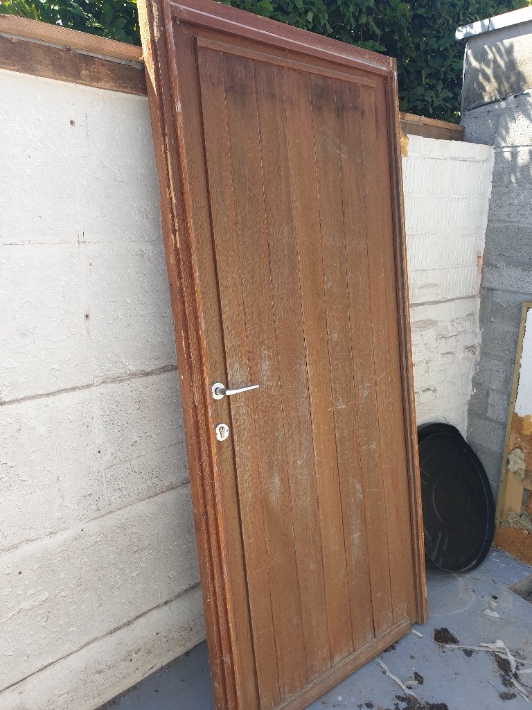 meranti buiten deur, Ophalen, Gebruikt, 80 tot 100 cm, Buitendeur