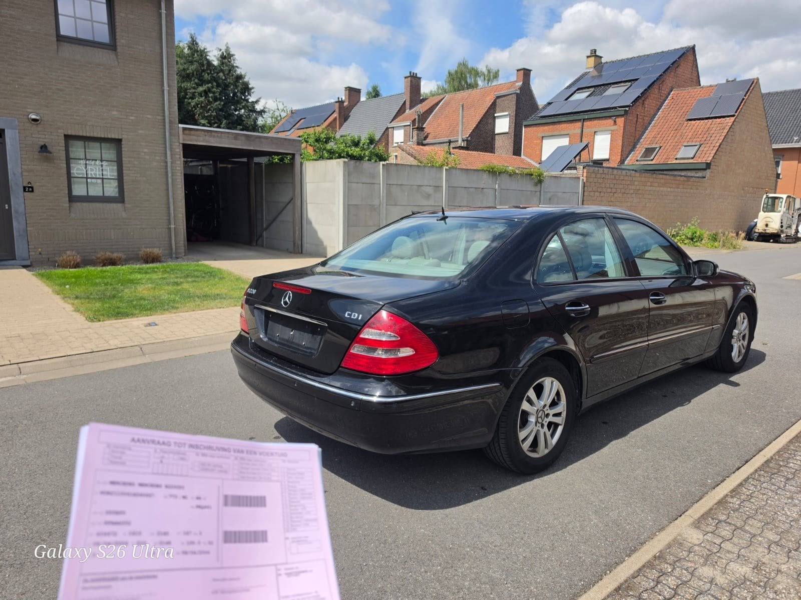 Mercedes e220 avec inspection, Autos, Mercedes-Benz, Particulier, Classe E, Alarme, Ordinateur de bord, Diesel, Enlèvement