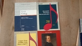 partitions pour piano, Musique & Instruments, Partitions, Enlèvement ou Envoi, Utilisé, Piano, Classique