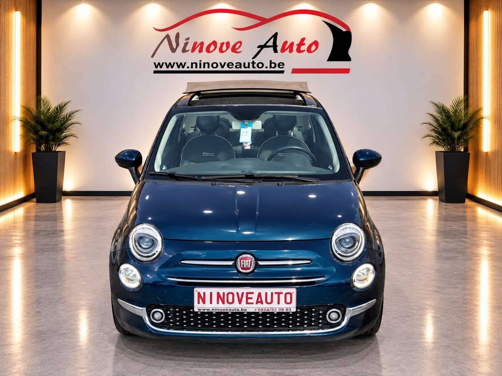 Fiat 500C 1.2i Lounge CABRIO NAVI BT AIRCO 38000km, Autos, Achat, Euro 6, Entreprise, Boîte manuelle