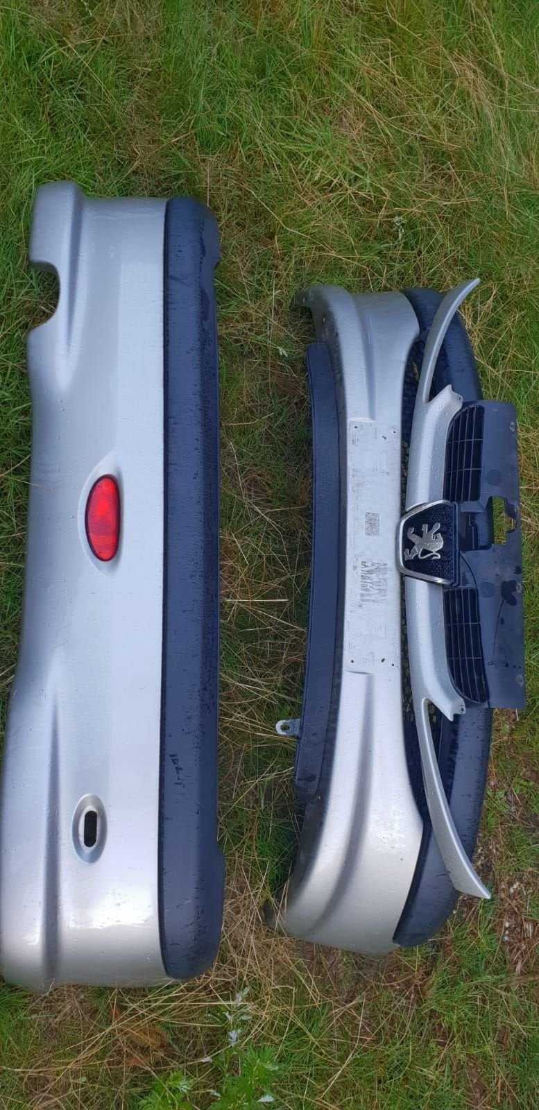 PEUGEOT 206 VOORBUMPER +ACHTERBUMPER BJ 98 TOT 2007, Auto-onderdelen, Gebruikt, -, Voor, -