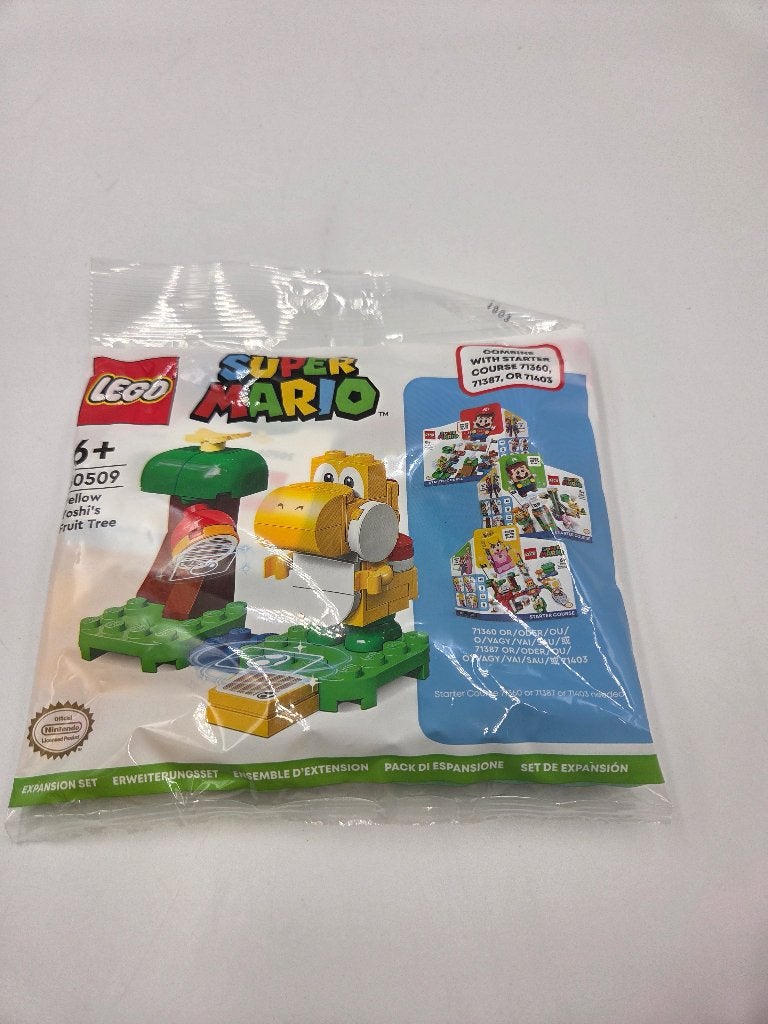 Lego Mario 30509 Yellow Yoshi's Fruit Tree - Expansion Set, Lego, Nieuw, Ophalen of Verzenden, Complete set