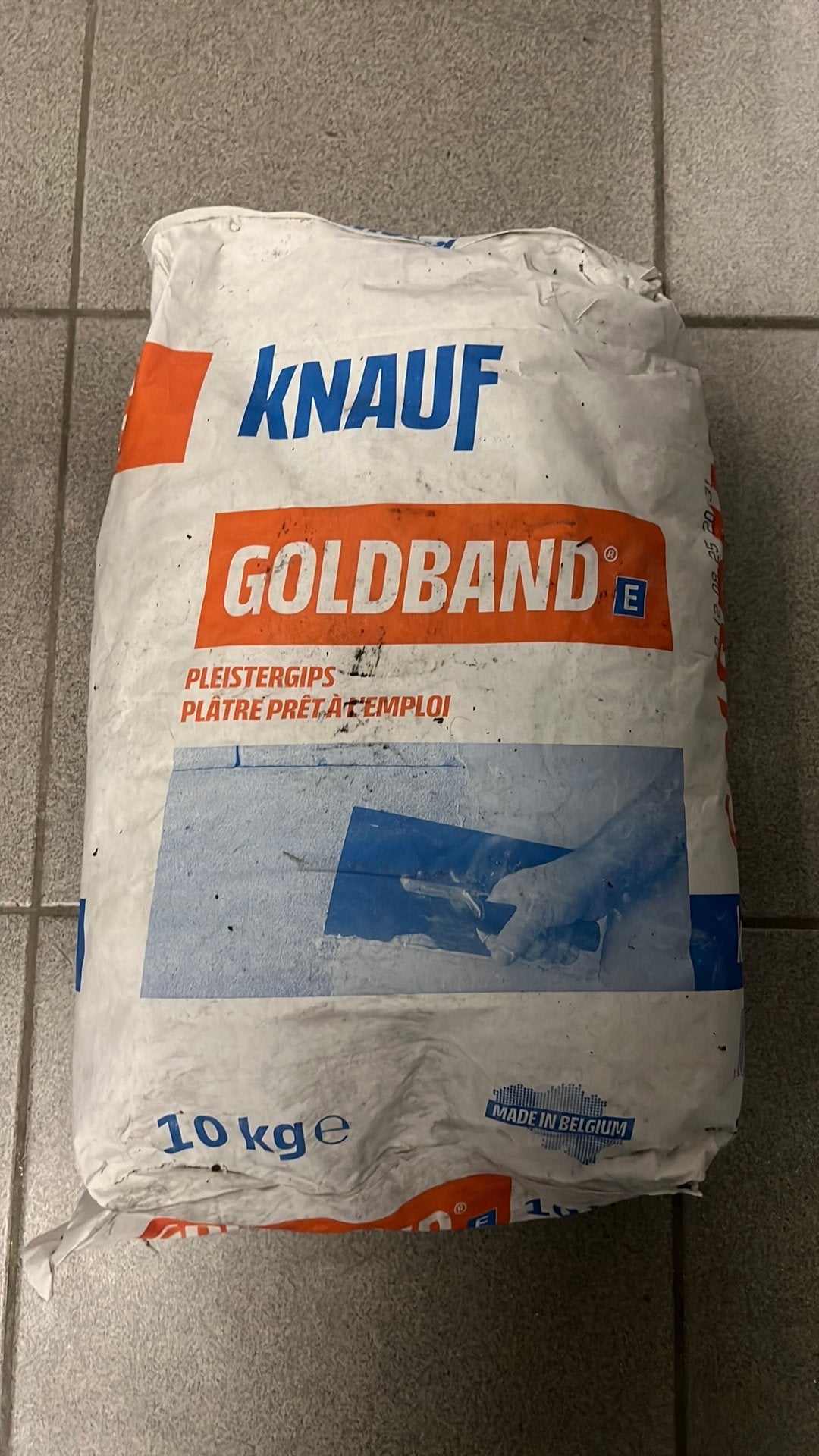 Pleistergips KNAUF goldband 10kg, Ophalen, Nieuw