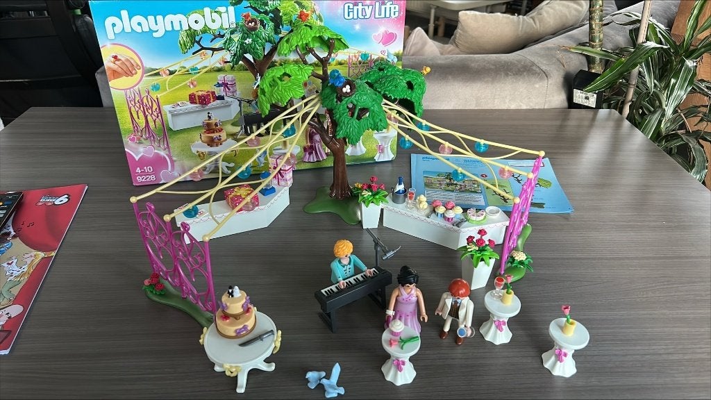 trouwfeest playmobil 9228, Enfants & Bébés, Enlèvement ou Envoi, Comme neuf, Kit complet, Autres types