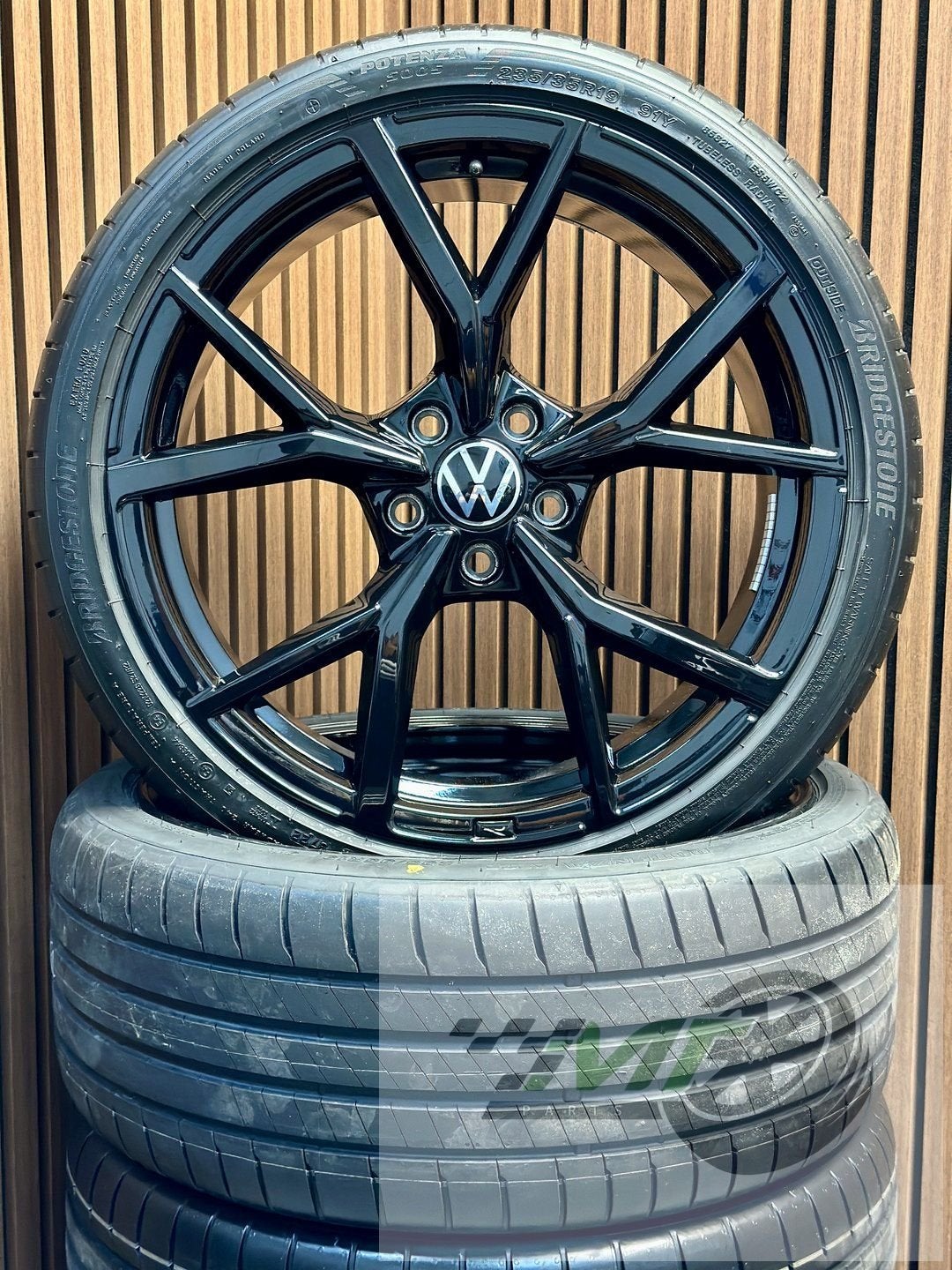 19“ Vw Golf 8 R GTI GTD GTD RLine ESTORIL BLACK NIEUW OEM, 19 inch, -  kundenbetreuung@volkswagen.de, Banden en Velgen, Nieuw
