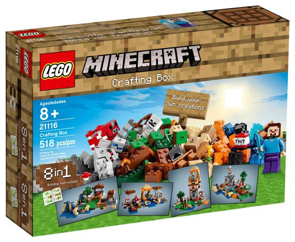 Lego Minecraft 21116 - Crafting Box - Sealed, Neuf, Enlèvement ou Envoi, Minecraft, Lego