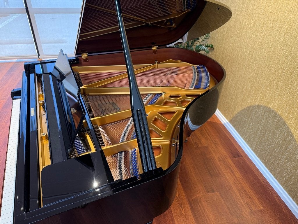 K. Kawai vleugelpiano volledig gereviseerd, Muziek en Instrumenten, Piano's, Verzenden, Zwart, Zo goed als nieuw, Hoogglans