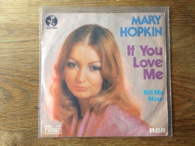 single mary hopkin, 7 inch, Ophalen of Verzenden, Pop, Beschermende buitenhoes