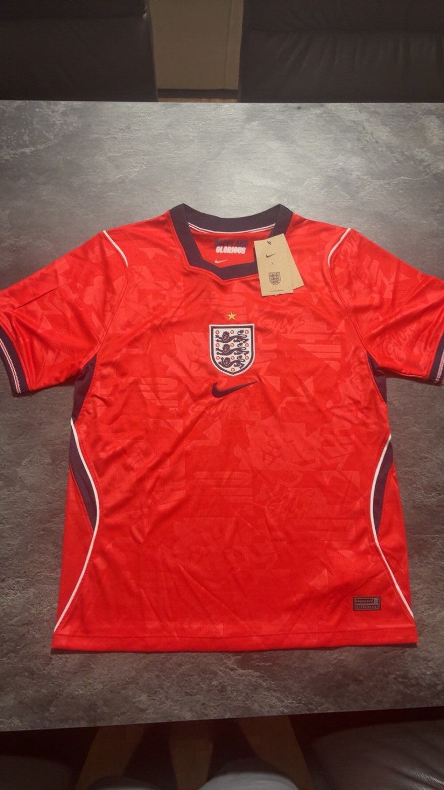 Maillot de foot Angleterre, Enlèvement ou Envoi, Comme neuf