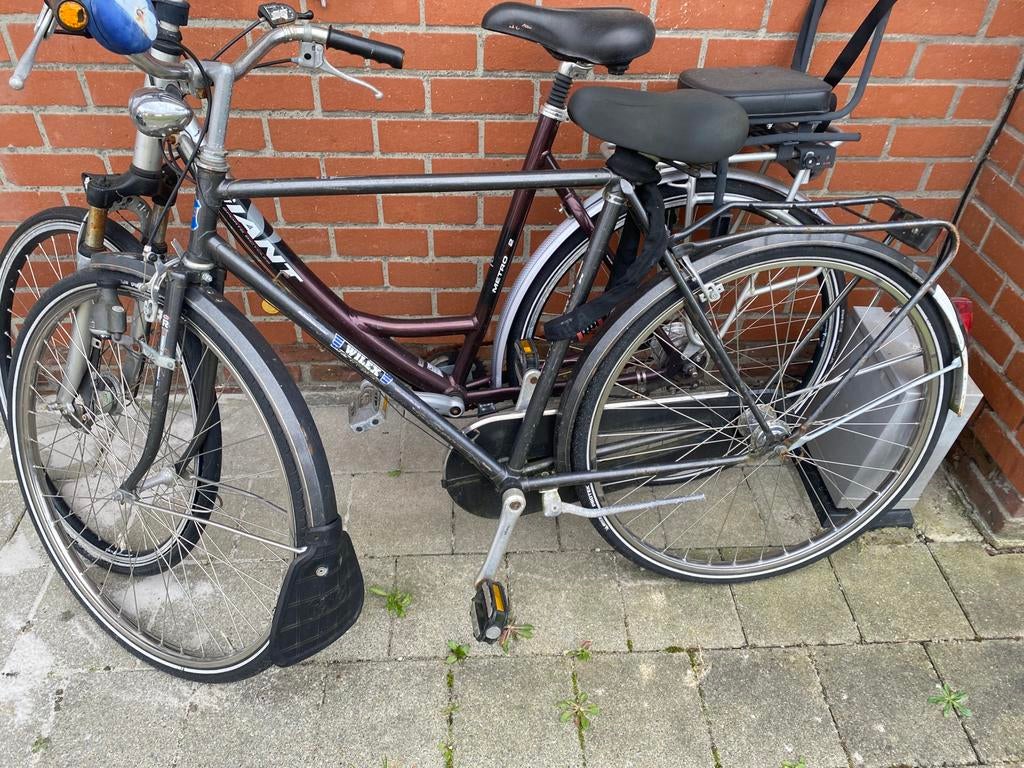 Dames en heren fiets, Ophalen, Zo goed als nieuw