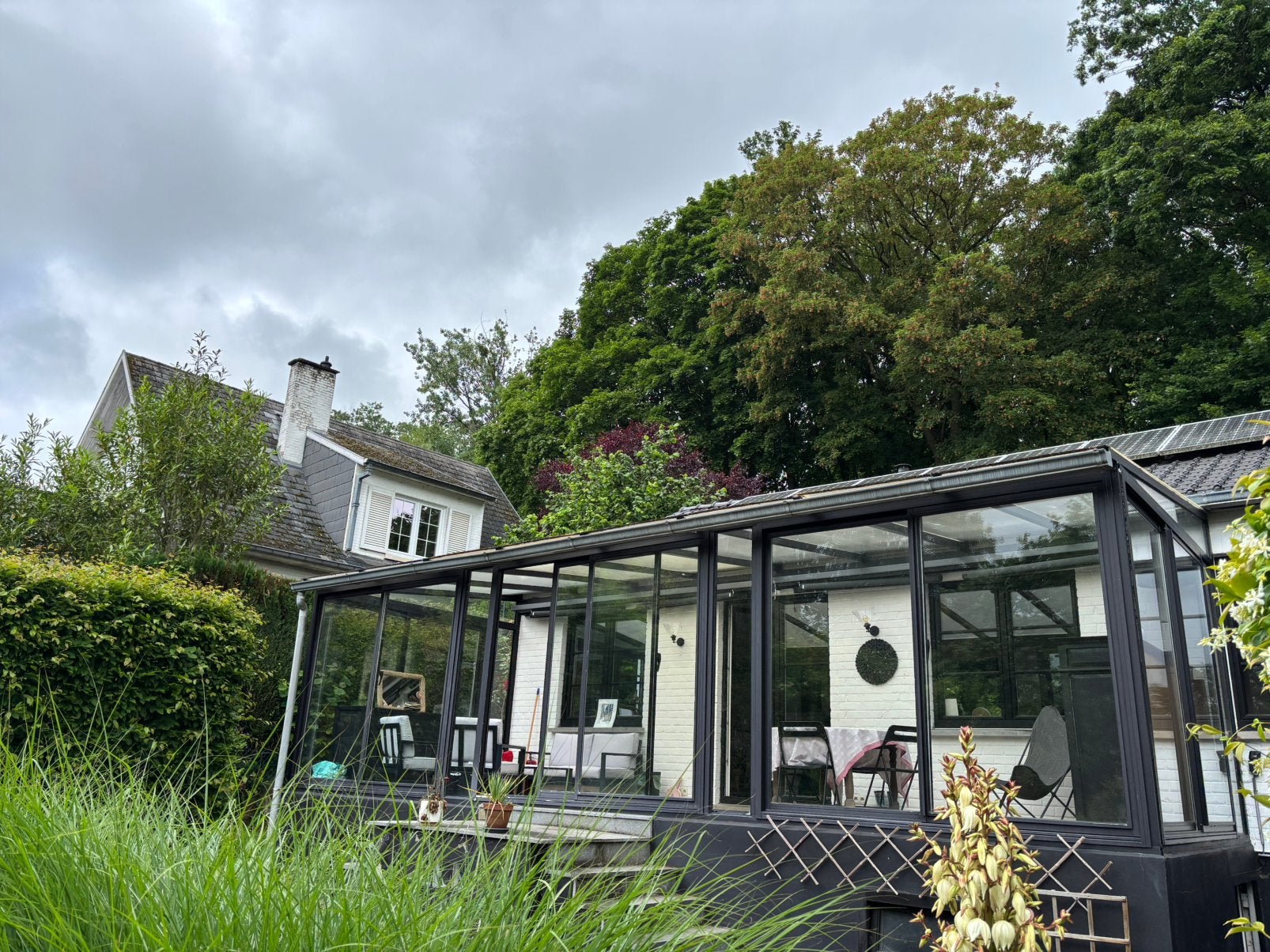 Veranda à donner - environ 25m2, Tuin en Terras, Overkappingen, Ophalen, Veranda