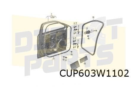 Cupra Leon (2/21-) Voorportier Rechts Origineel! 5FA831052B, Neuf, -, -, Porte
