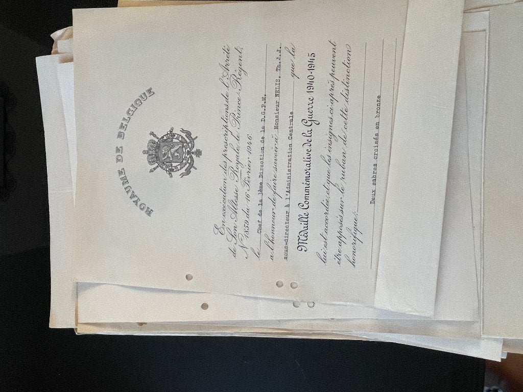 Belgique ancien document., Boeken, Geschiedenis | Nationaal, Ophalen of Verzenden