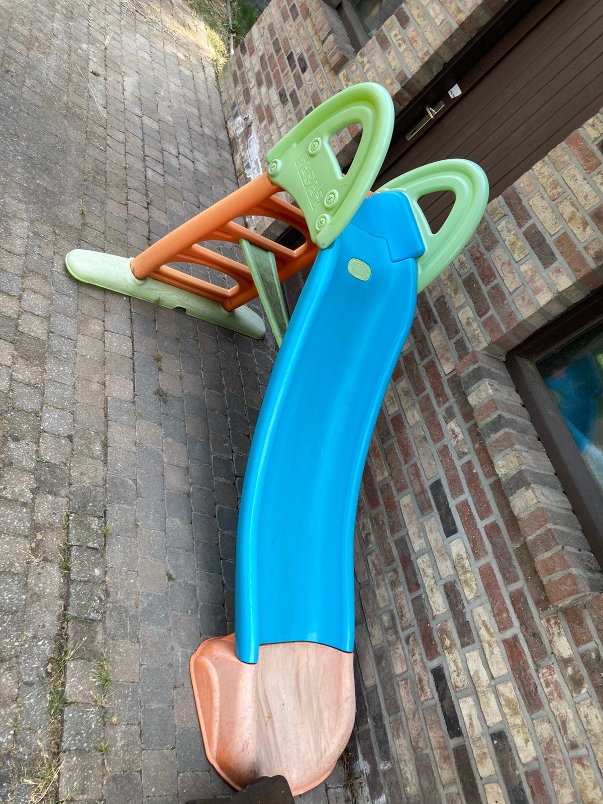 Speelgoed buiten: glijbaan, step, driewieler, schommel, Kinderen en Baby's, Speelgoed | Buiten | Speeltoestellen, Ophalen, Gebruikt