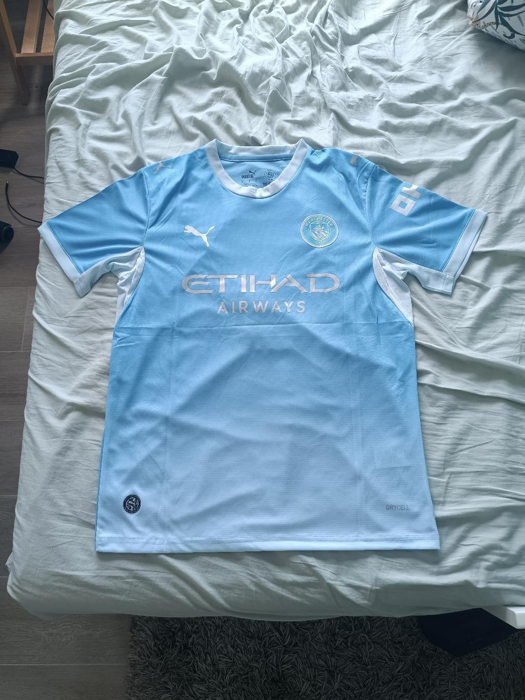 Maillot domicile de Manchester City 2026/2027 Haaland #9 — M, Neuf, Puma, Enlèvement ou Envoi, Bleu