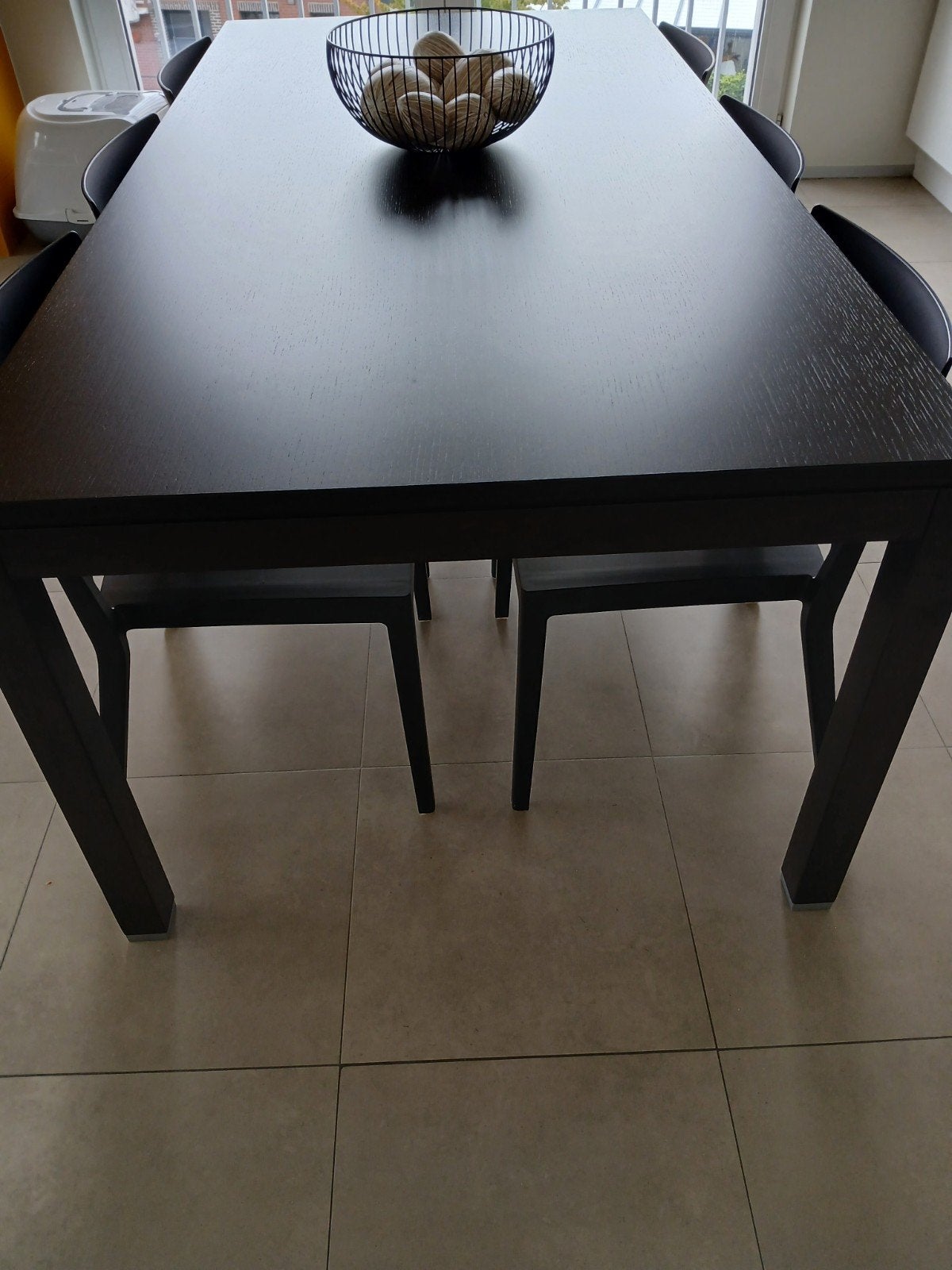 Moderne vol eiken eetkamertafel Hülsta, Ophalen