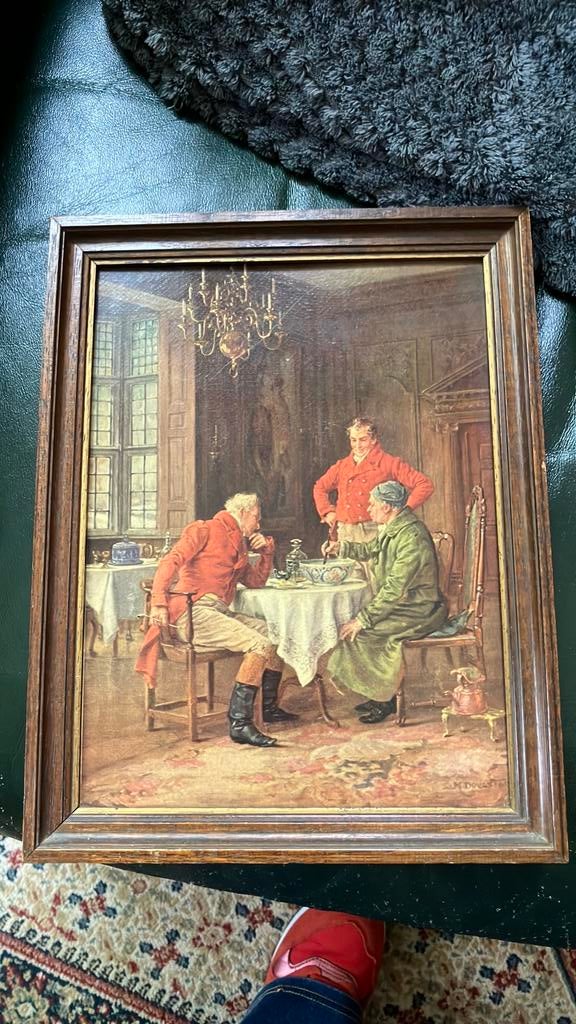 Vintage Kunstdruk Margaret Dovaston – ‘Good Cheer’, Antiquités & Art, Art | Peinture | Classique, Enlèvement ou Envoi