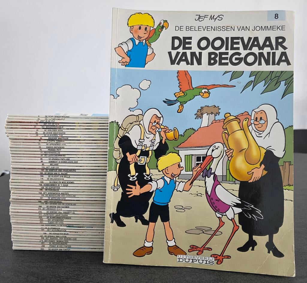 Strips: Jommeke (witte achterkant): Uitgeverij Dupuis/Ballon, Enlèvement ou Envoi, Utilisé