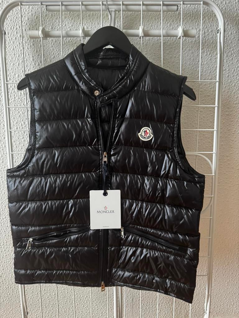 Moncler bodywarmer maat 1 (S), Enlèvement, Comme neuf