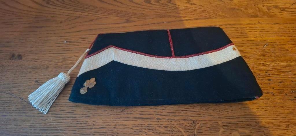 Bonnet à floche Gendarmerie belge /Rijkswacht 1940-50, Collections, Objets militaires | Général, Enlèvement ou Envoi, Gendarmerie