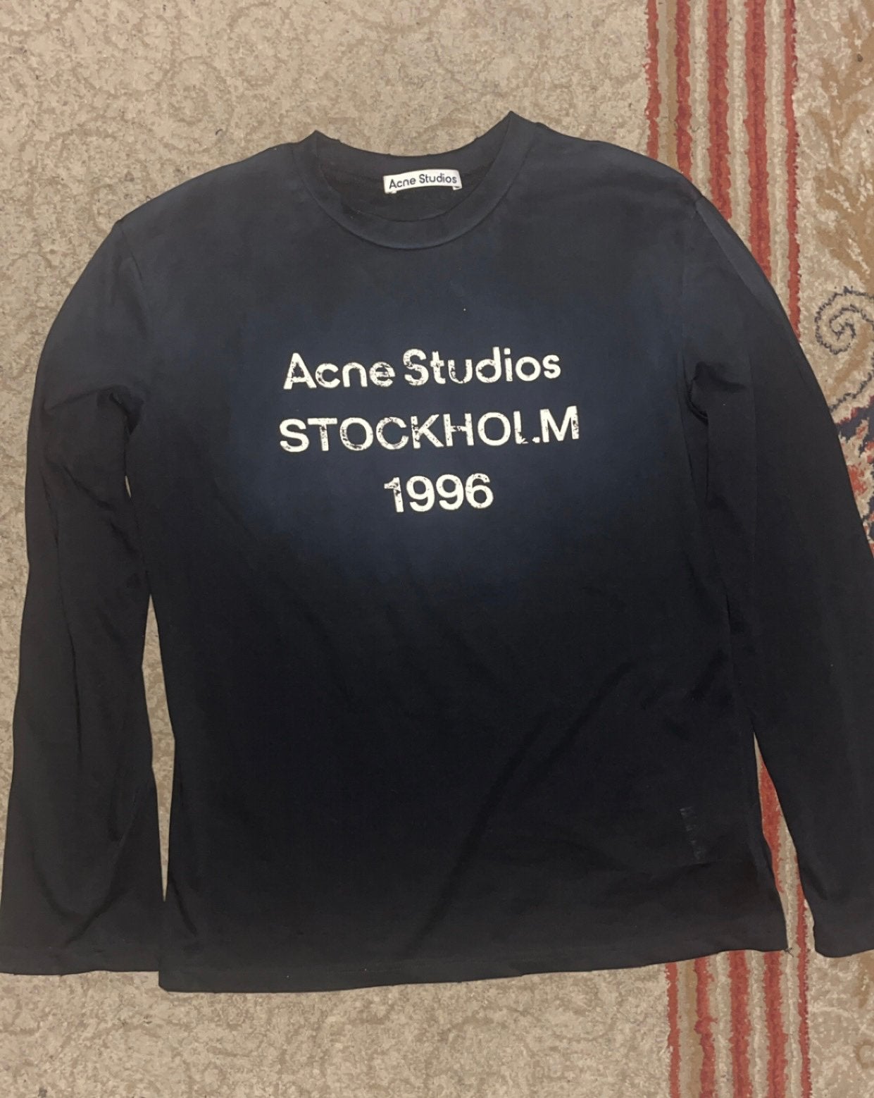 Manches longues Acne Studios Stockholm, Enlèvement ou Envoi, Comme neuf, Taille 46 (S) ou plus petite, Noir