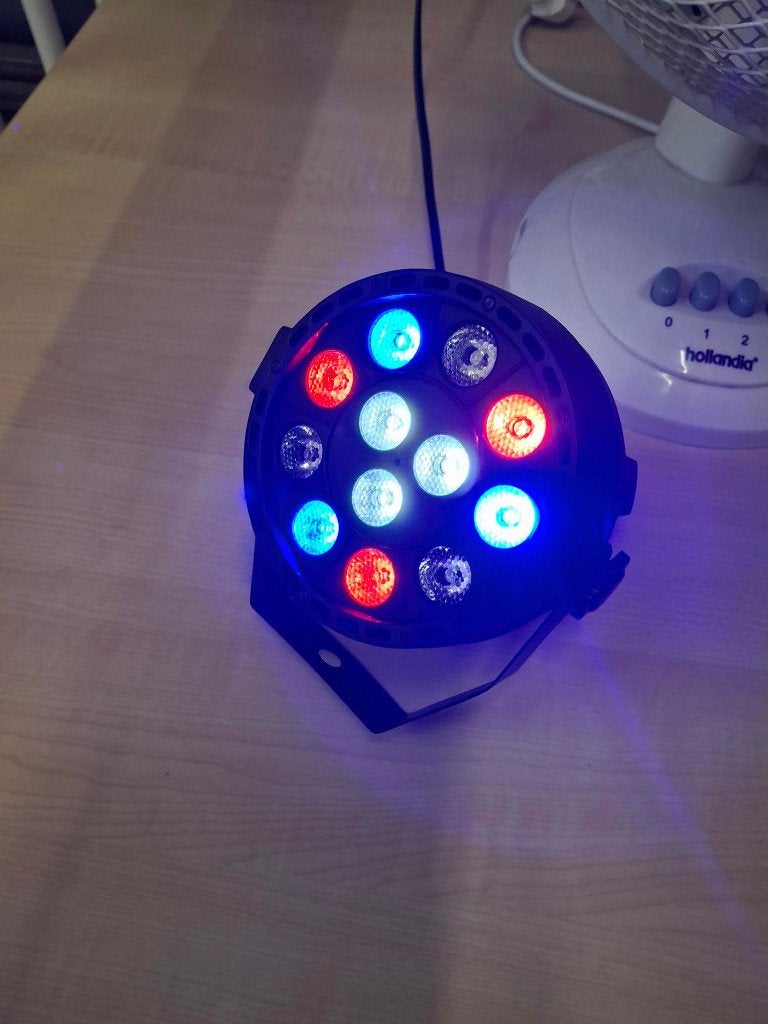 LED Par Licht DMX RGBW Podiumverlichting (8 stuks), Muziek en Instrumenten, Ophalen, Zo goed als nieuw, Licht, Geluidgestuurd