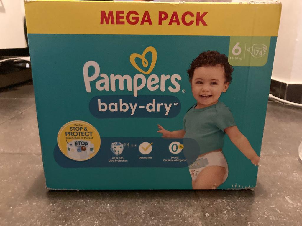 Pampers baby dry plusieurs tailles disponibles, Neuf, Autres marques, Enlèvement, Autres types