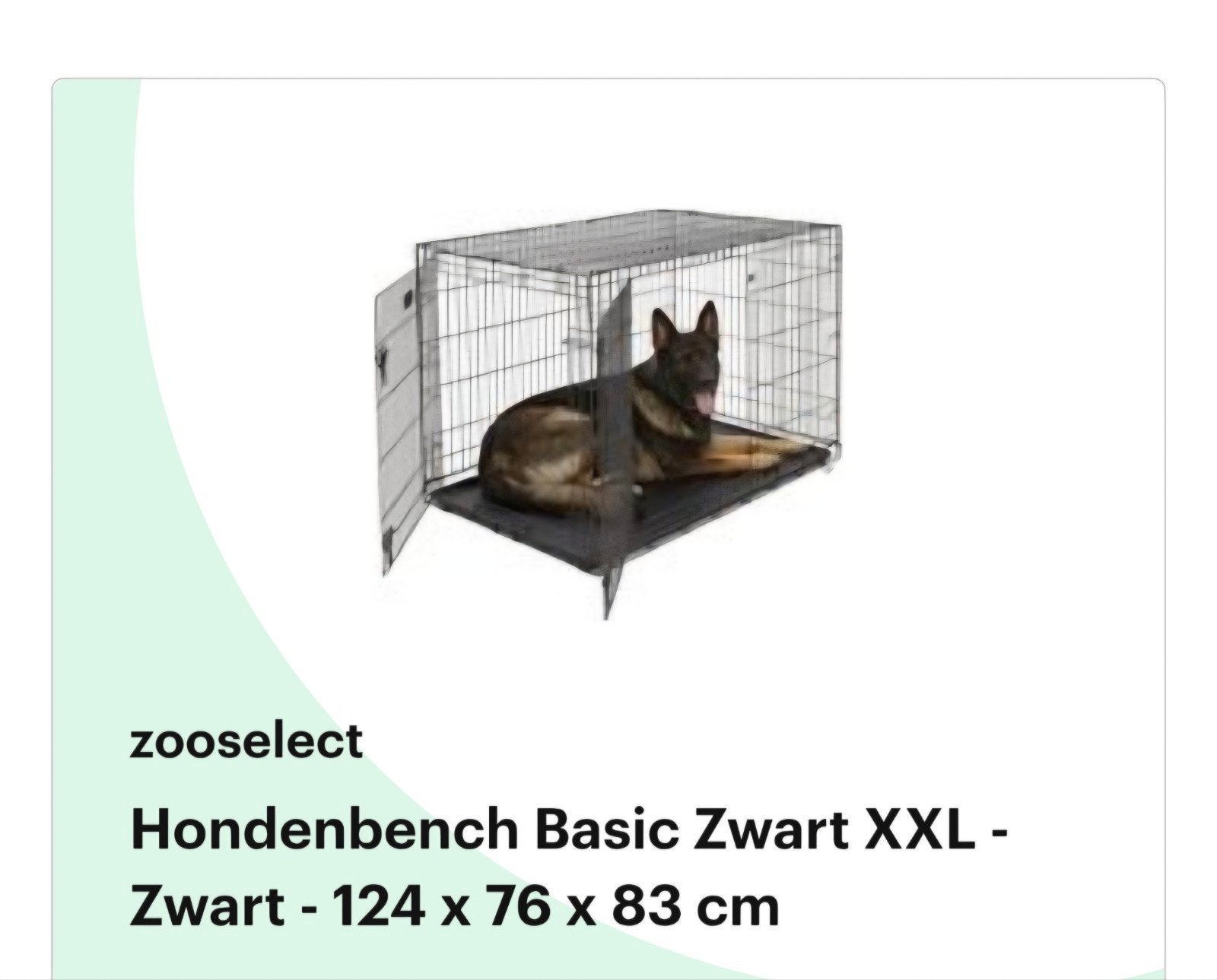 Hondenbench, Dieren en Toebehoren, Ophalen, Nieuw