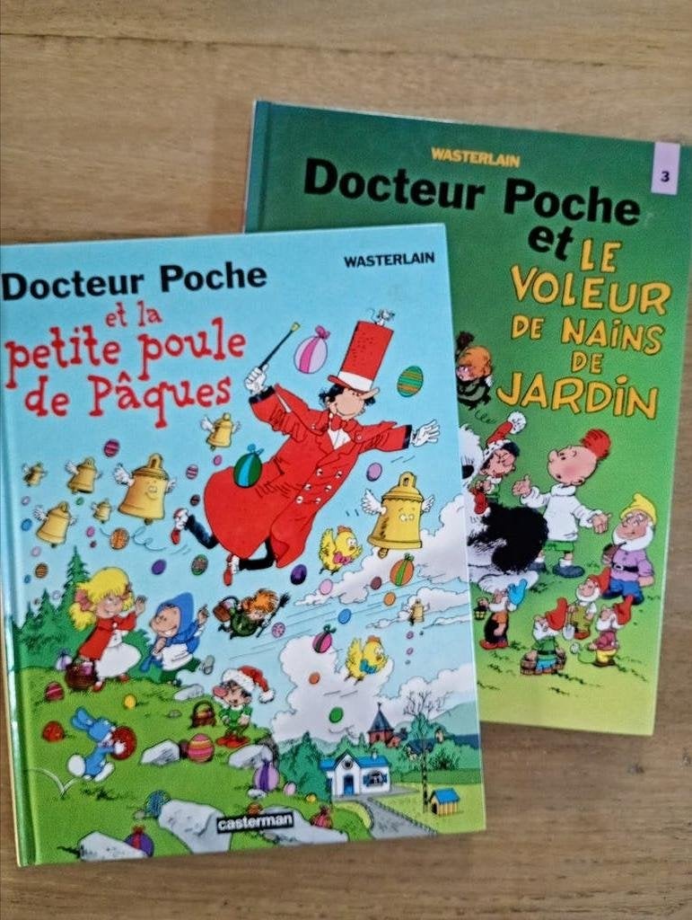 Lot 2 Docteur Poche Wasterlain EO TBE, Livres, Plusieurs BD, Enlèvement ou Envoi, Utilisé, Marc Wasterlain