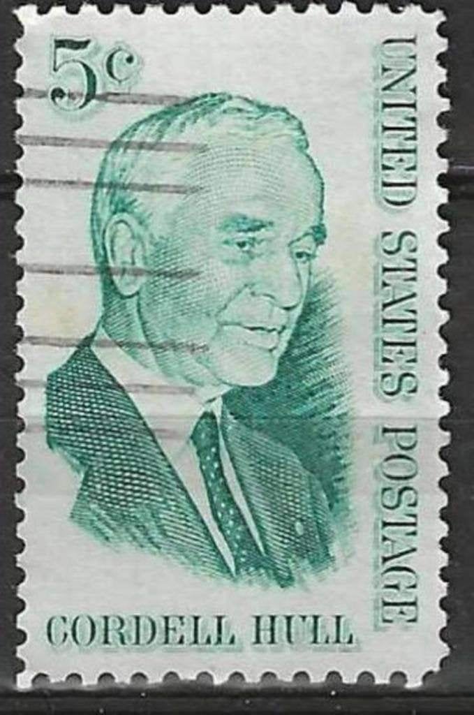 États-Unis 1963 - Yvert 750 - Cordell Hull (ST), Timbres & Monnaies, Envoi, Affranchi