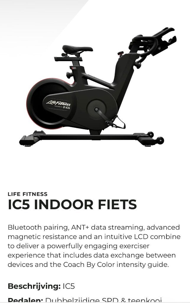 Ic5 life fitness indoor cycle, Sport en Fitness, Ophalen of Verzenden, Nieuw, Overige typen