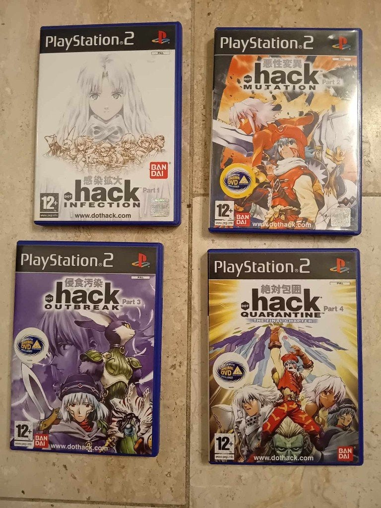 .Hack full set voor Ps2, Games en Spelcomputers, Games | Sony PlayStation 2, Ophalen, 1 speler, Zo goed als nieuw, Role Playing Game (Rpg)