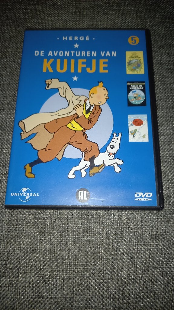 DVD Kuifje, Ophalen of Verzenden, Gebruikt