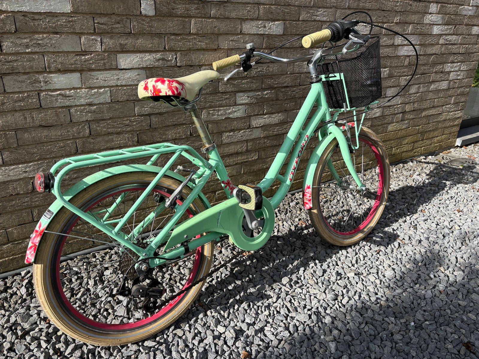 Meisjesfiets Oxford Fiore 20 inch, Fietsen en Brommers, Ophalen, Velgrem, Versnellingen, Zo goed als nieuw