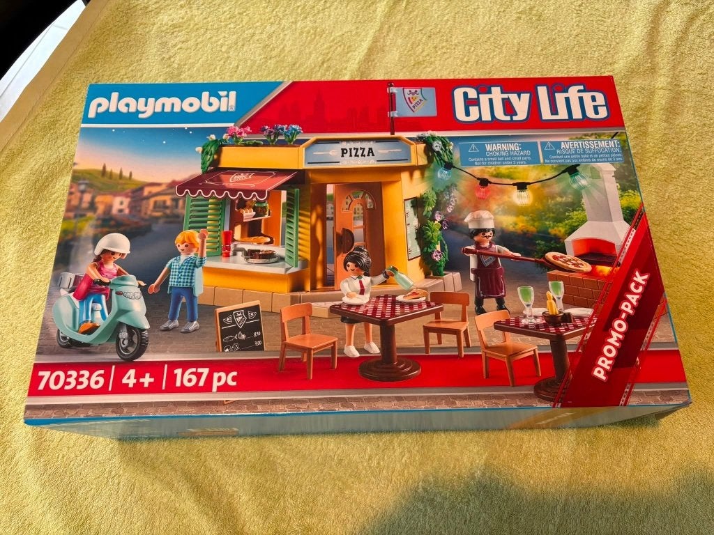 Playmobil City Life 70336 - Pizzeria, Bâtiment, Comme neuf, City life, Kit complet
