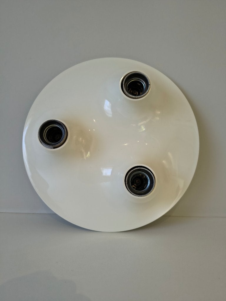 Artemide - Vico Magistretti - witte Triteti lamp, Huis en Inrichting, Kunststof, Zo goed als nieuw, Artemide, 30 cm