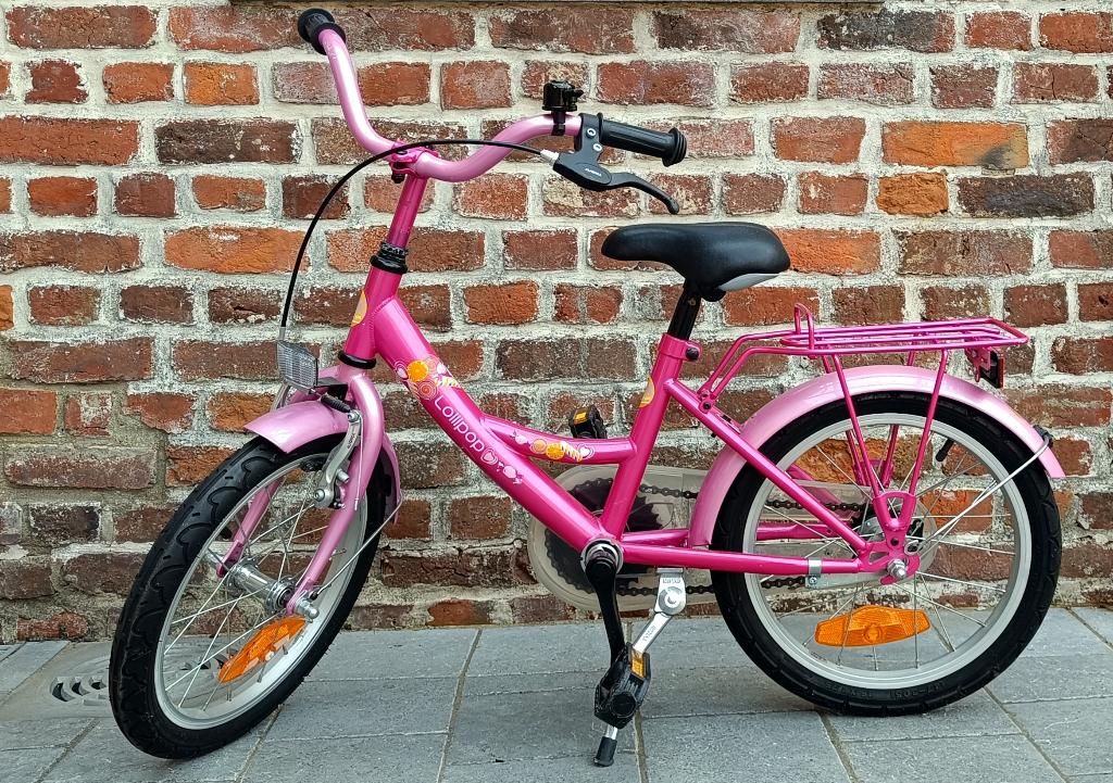 Kinderfiets Lollipop, Fietsen en Brommers, Ophalen, Terugtraprem, Zijwieltjes, Lollipop