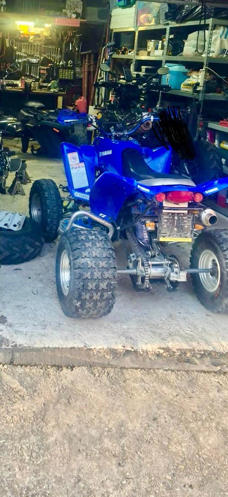 Quad 350 raptor, Motoren, 1 cilinder, 350 cc