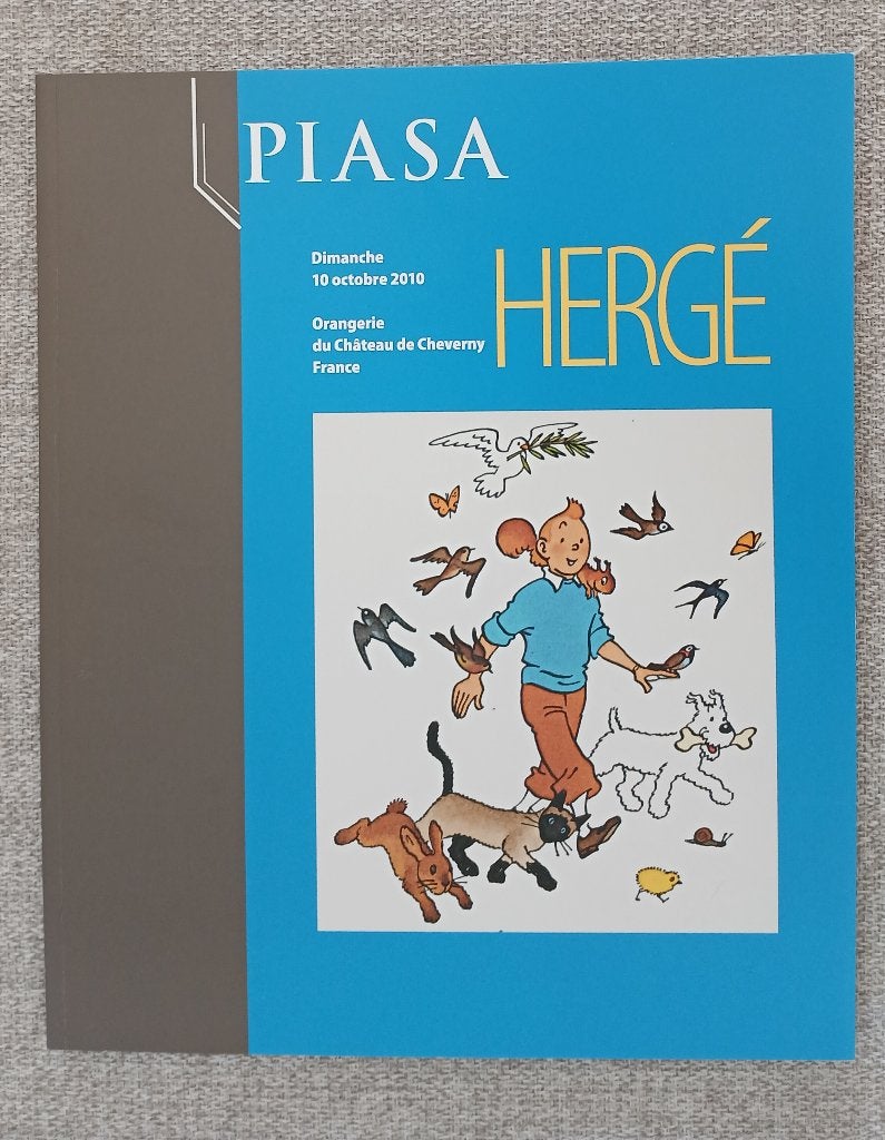 BD Catalogue Piasa Hergé 10 octobre 2010 château de Cheverny, Une BD, Enlèvement ou Envoi, Neuf