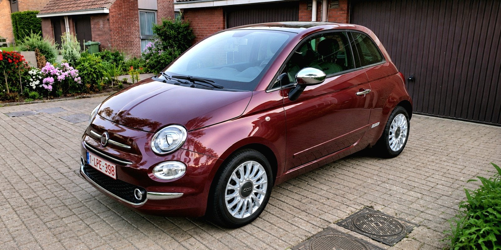 Fiat 500 Facelift - 110.000 km - Navi -CarPlay - Pano dak, Auto's, Fiat, Euro 6, Handgeschakeld, Particulier, 1200 cc
