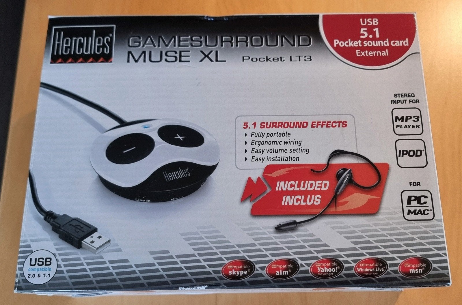 Hercules Gamesurround soundcard, Ophalen, Nieuw