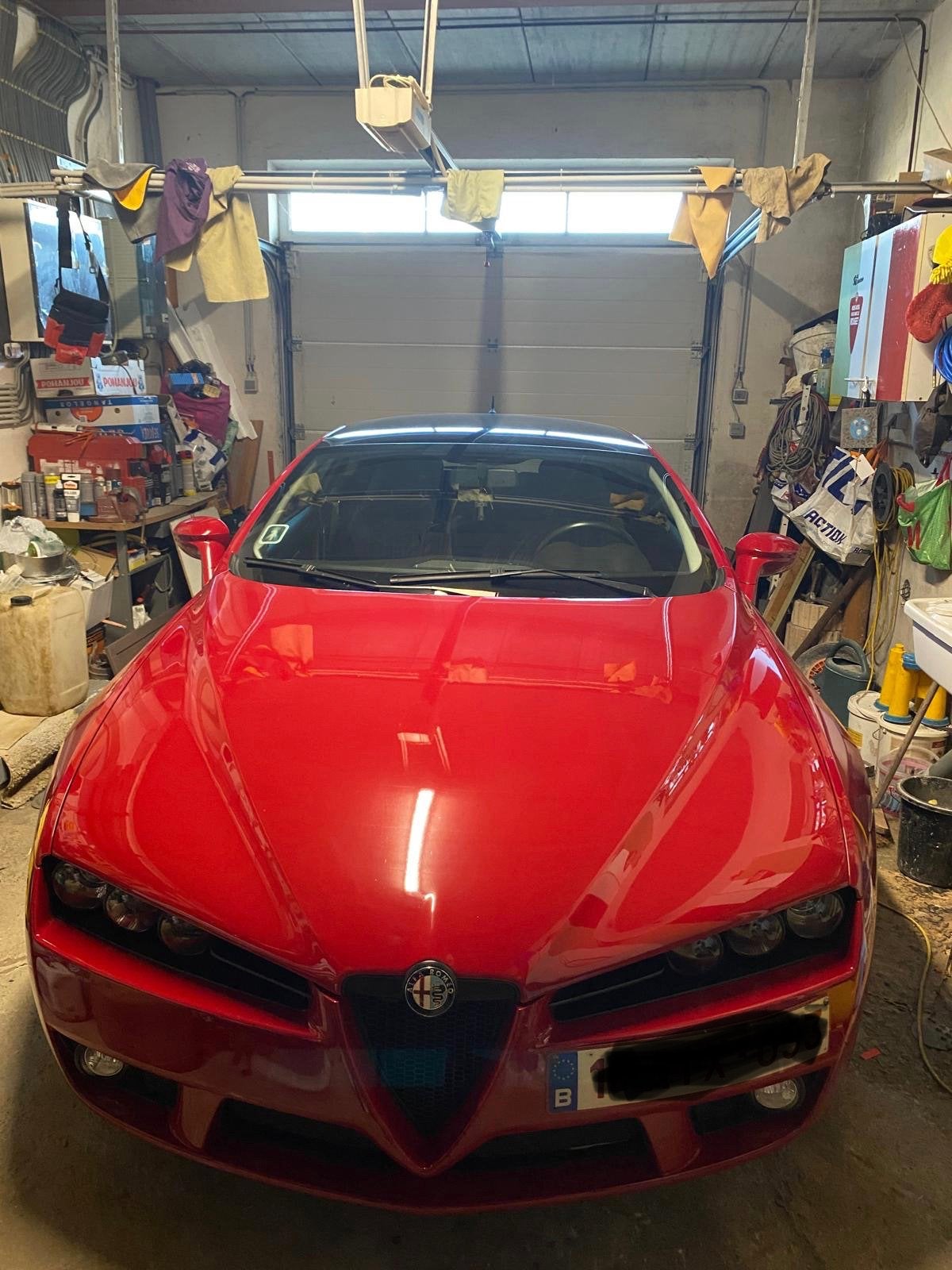 Alfa Romeo brera rouge 2.2 jts essence  , 109 400km 2006, Autos, Entreprise, Noir, Essence, Cuir