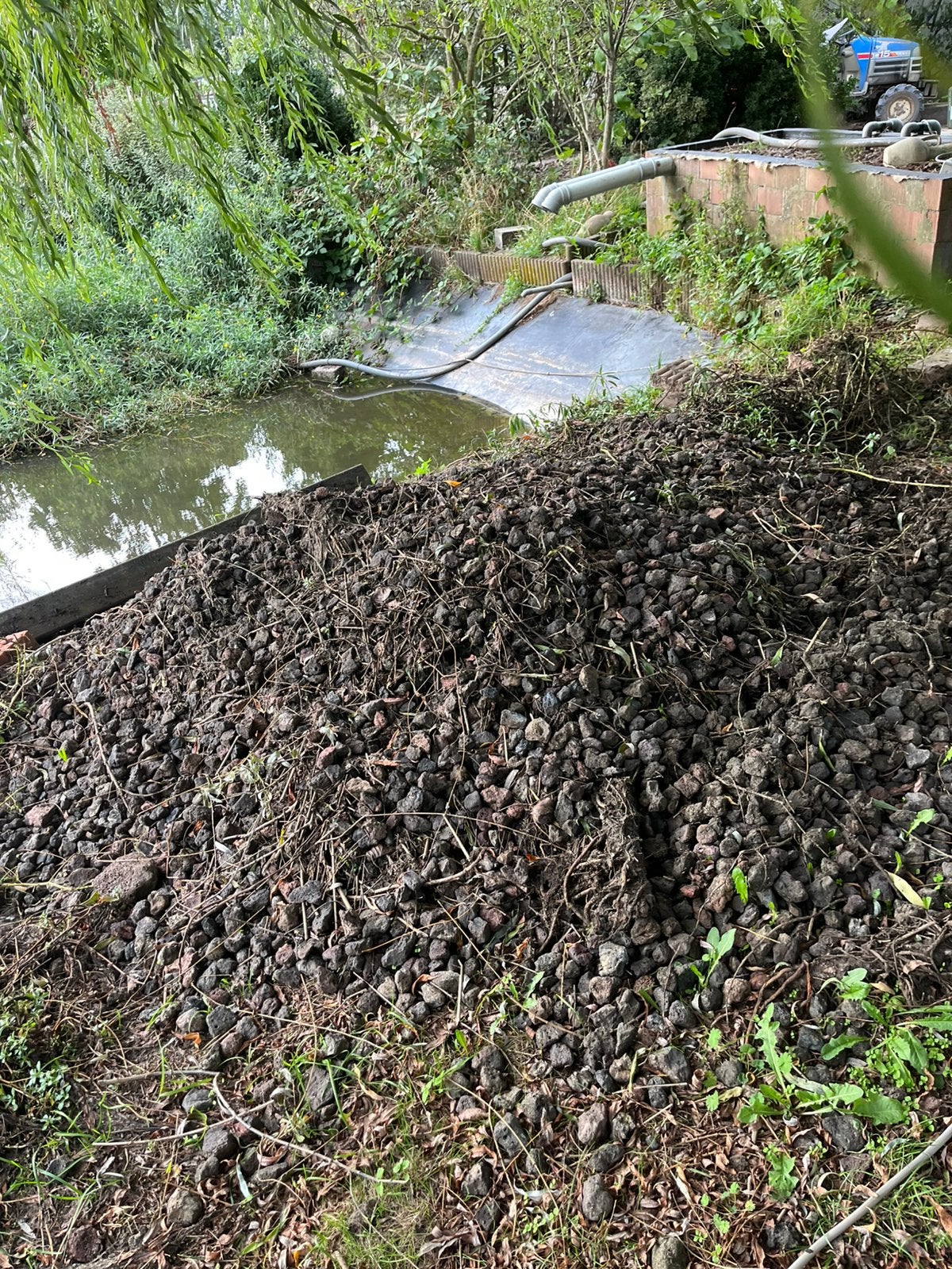 Gratis lavastenen voor vijver, Enlèvement, Comme neuf