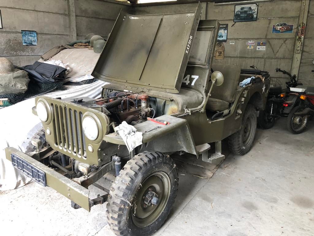 Willys cj2, Overige kleuren, Handgeschakeld, Vierwielaandrijving, Particulier
