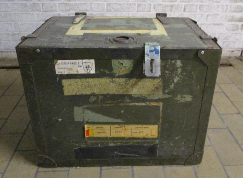 Militair, metalen koffer - 4 ATAF, Verzamelen, Ophalen, Luchtmacht, Kist of Geocache